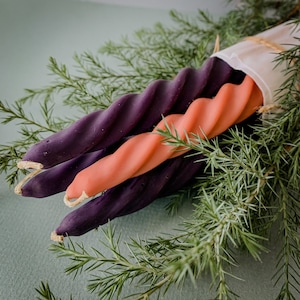 PRESALE Fine Twist Advent Candles Set - 100% Beeswax