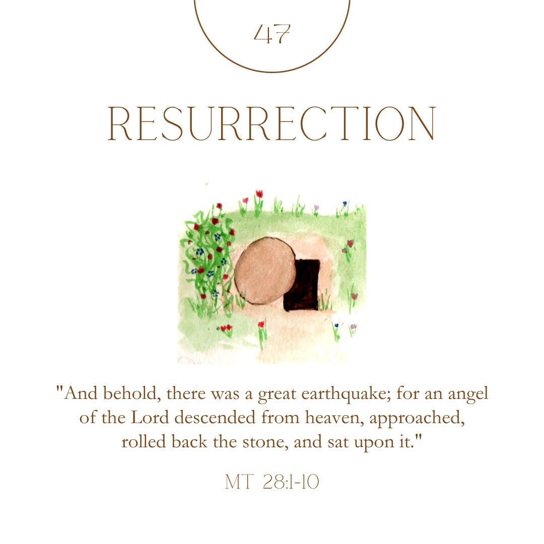 Jesus Tree Cards - Catholic Lenten Calendar - Etsy
