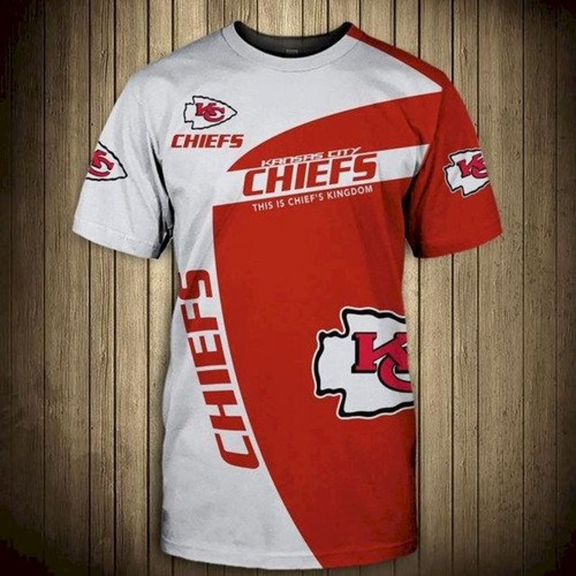 Kansas City Chiefs T Shirt 3D Short Sleeve This Is Chief's Etsy