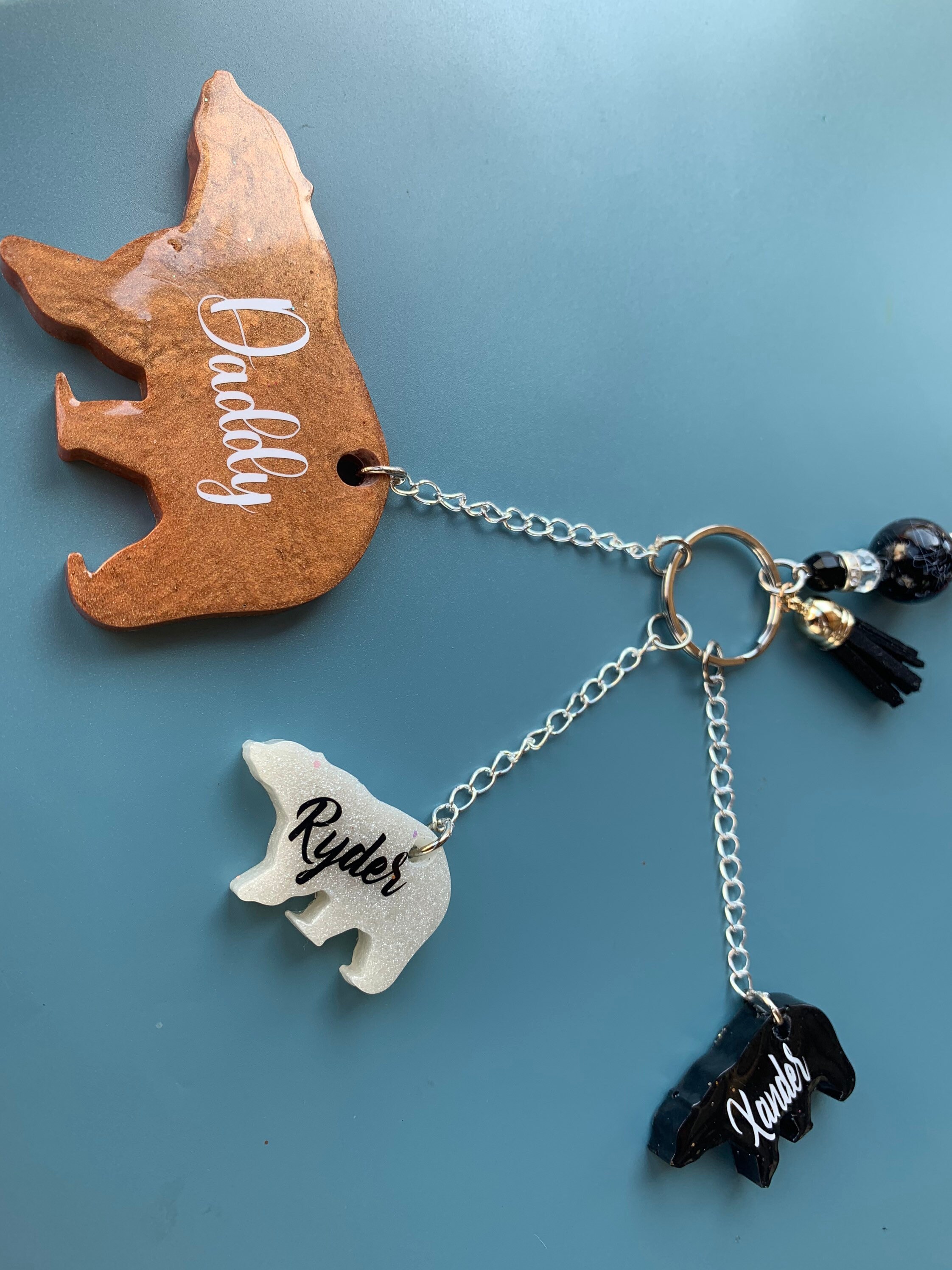 Animal keychains Resin Animal Keychains Animal Epoxy Etsy