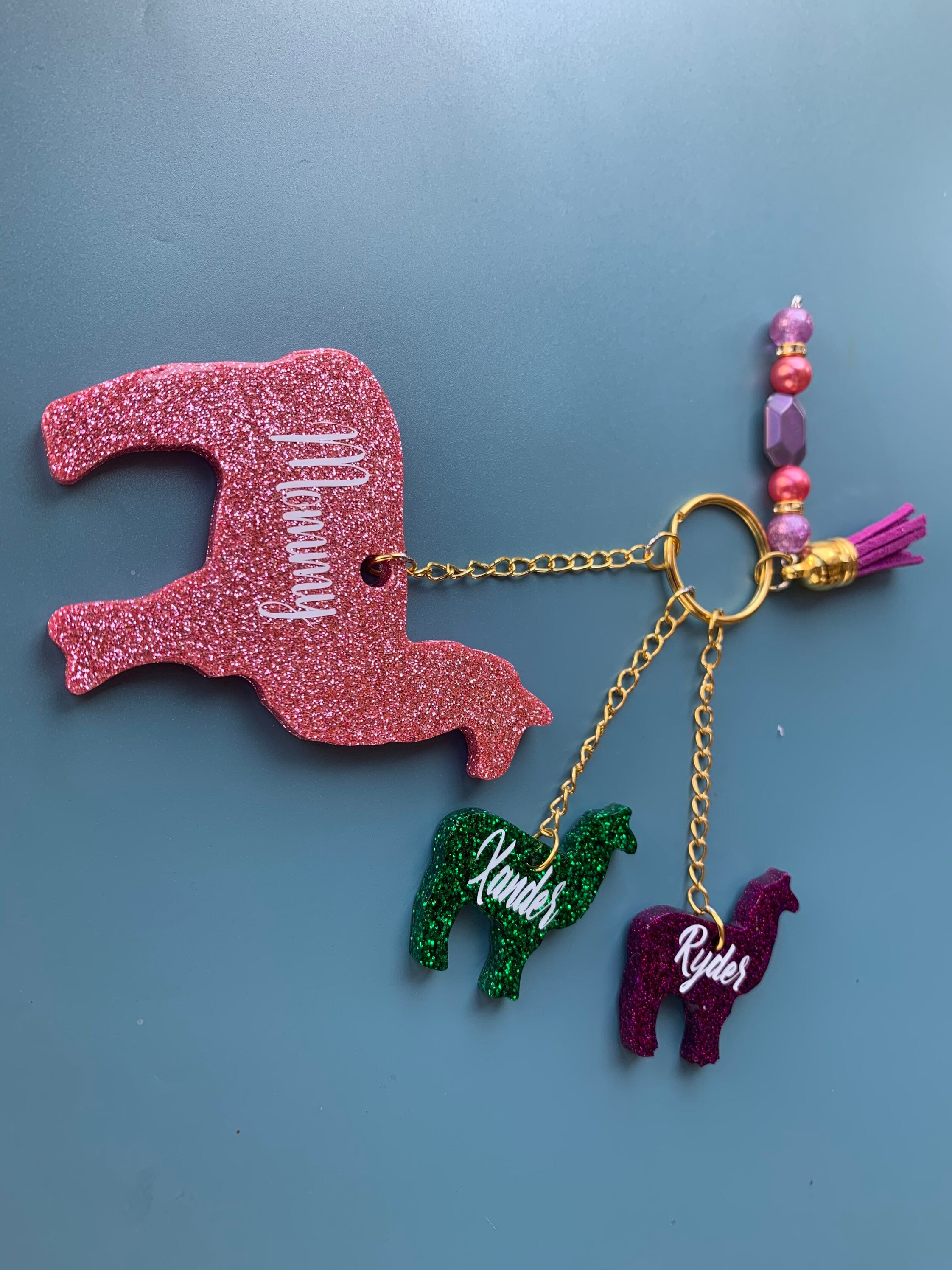 Animal keychains Resin Animal Keychains Animal Epoxy Etsy