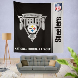 NFL Pittsburgh Steelers Wandteppich Wandbehänge Hintergrund | Etsy