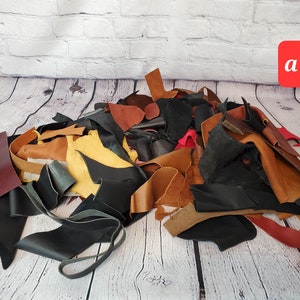 Scrap leather bundle
