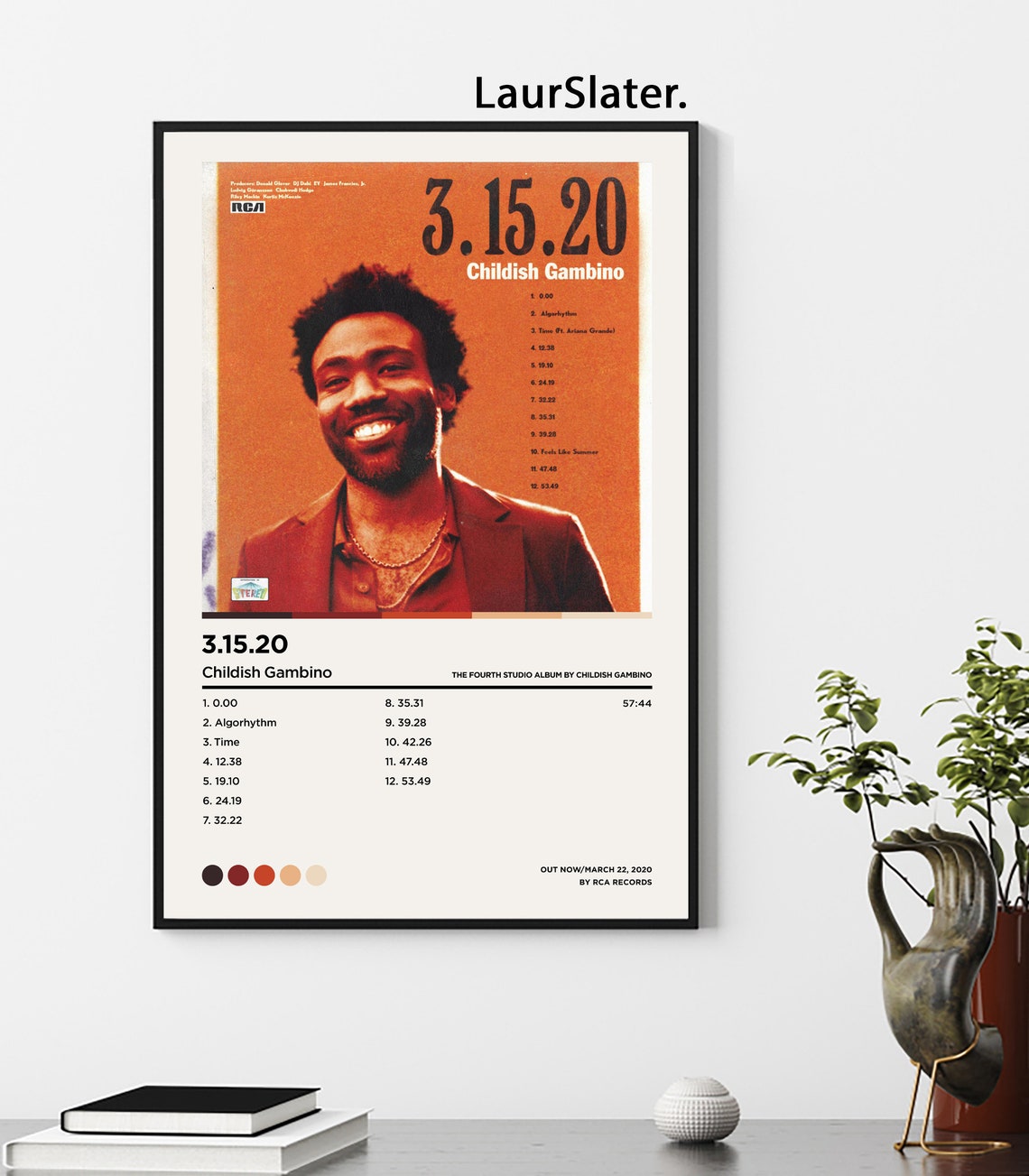 Childish Gambino 3.15.20 Poster / Tracklist Album Cover Etsy