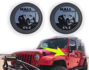 Emblema de la insignia del guardabarros 2 MALL Crawler 4x4