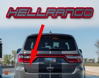 New HELLRANGO Door or Tailgate Emblem Badge
