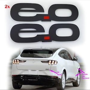 Pair e.o Badges Fender Side or trunk Emblem locations