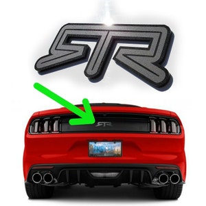 1 REAR RTR emblem badge Trunk Deck Lid