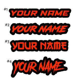 Custom Your Own Text Car or Truck Nickname Emblem Badge