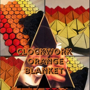 Clockwork Orange Alex&#39;s Blanket - 3D Quilt with custom sizes