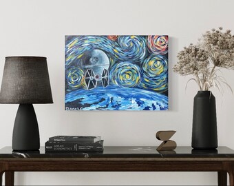 Star Wars schilderij-Sterrennacht