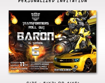 Bumblebee Invitation Etsy