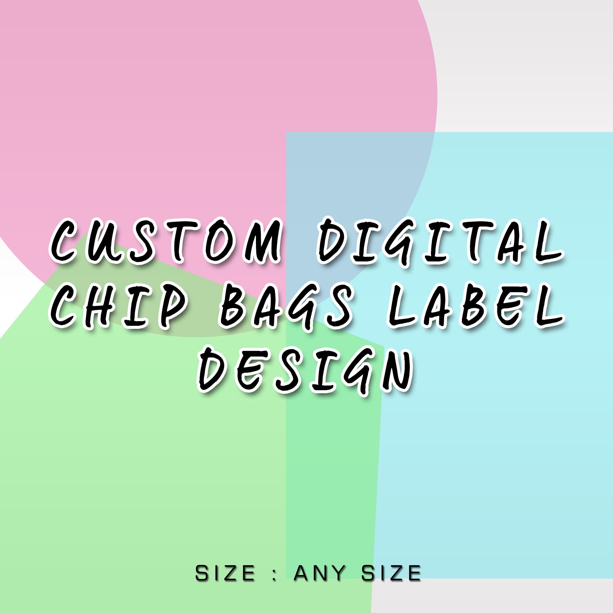 Custom Chip Bag Label Design for Events (digital) - Etsy