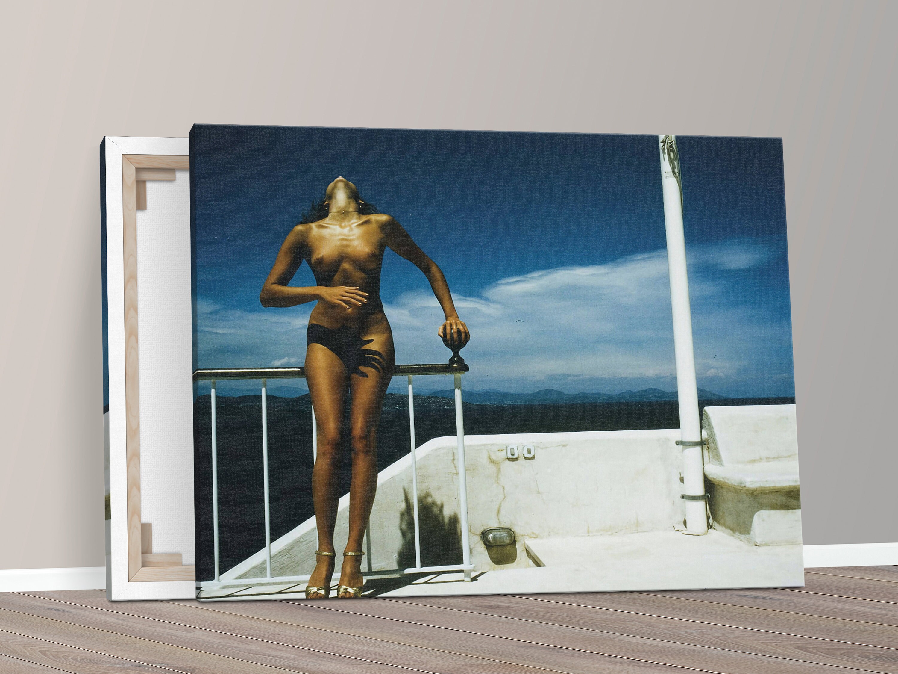 Canva of Nude for Pentax Nude for Pentax by Helmut Newton picture pic