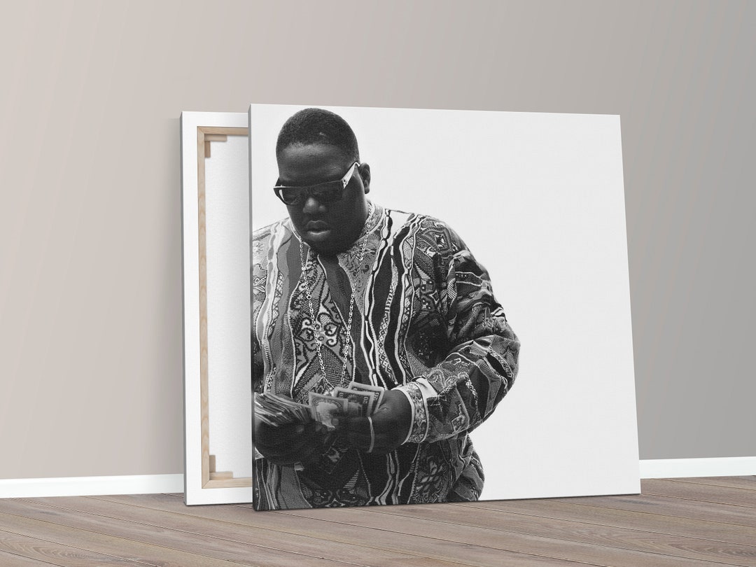 Canva of Biggie Smalls Biggie Canva Biggie Framed or - Etsy