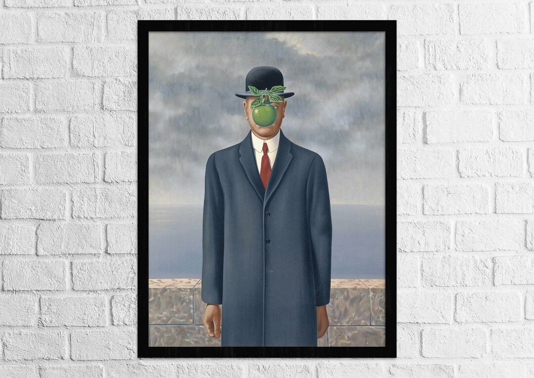 The Son of Man Poster the Son of Man Poster René Magritte Le - Etsy
