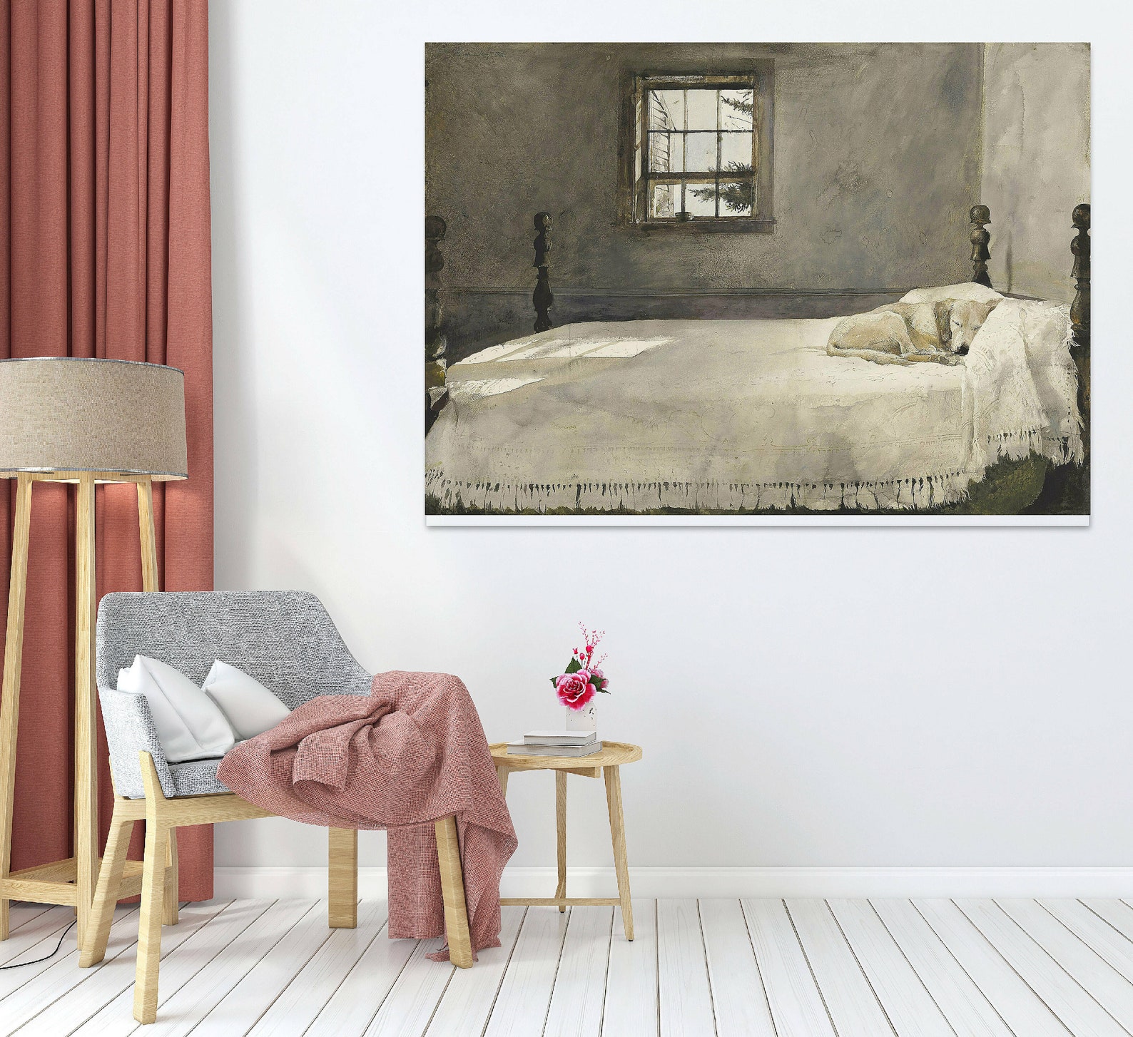 Master Bedroom By Andrew Wyeth Master Bedroom Poster Etsy