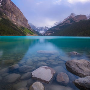 Banff - Canada - Mountains - Park - Landscape - Lake - Lake Louise - Nature - Forest - Photography- Outdoors - Canvas - Print - Travel
