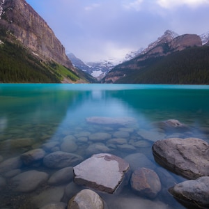 Banff - Canada - Mountains - Park - Landscape - Lake - Lake Louise - Nature - Forest - Digital Download - Photography- Outdoors - Wallpaper