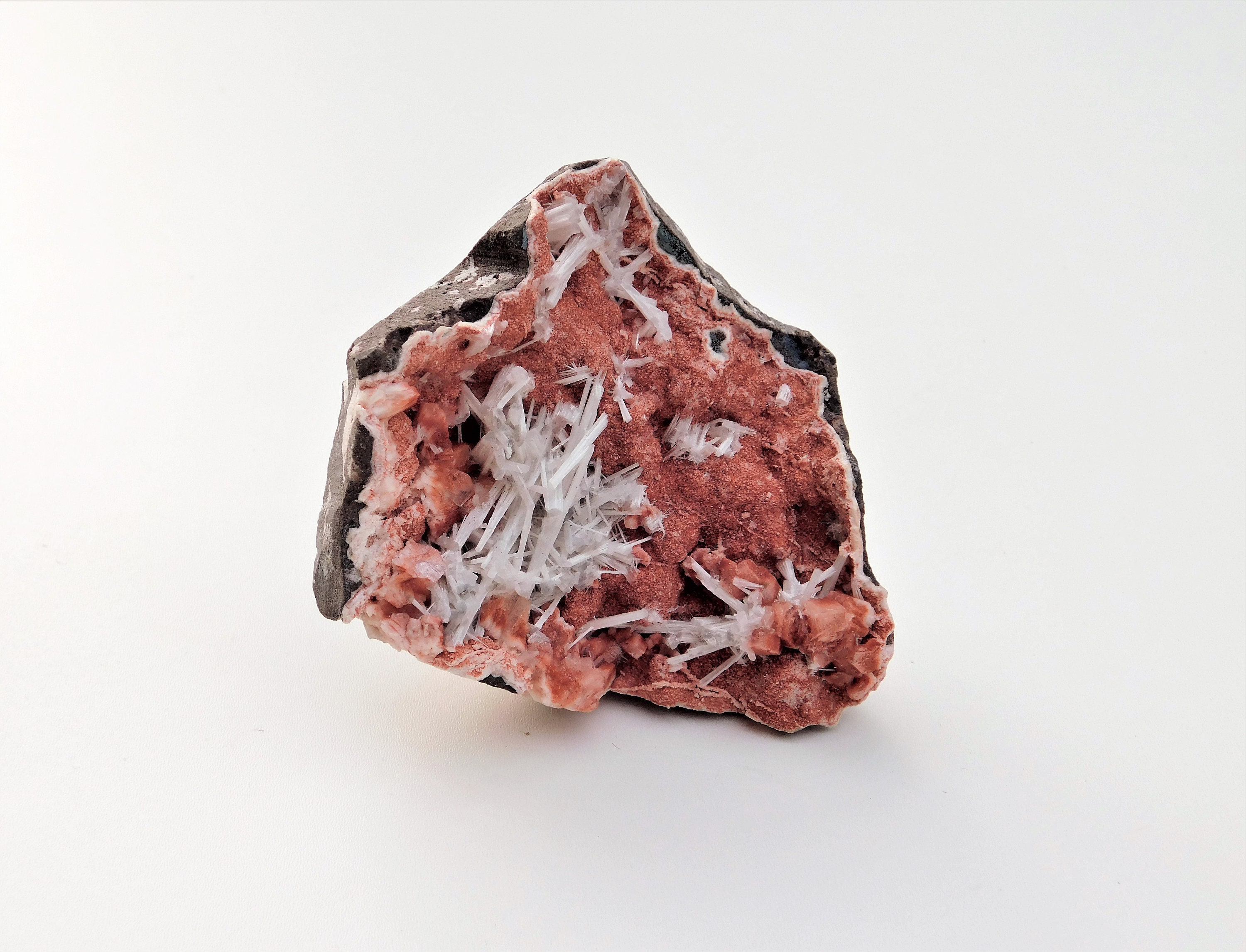 Scolécite sur Heulandite 8 X 7 2.6 Inde