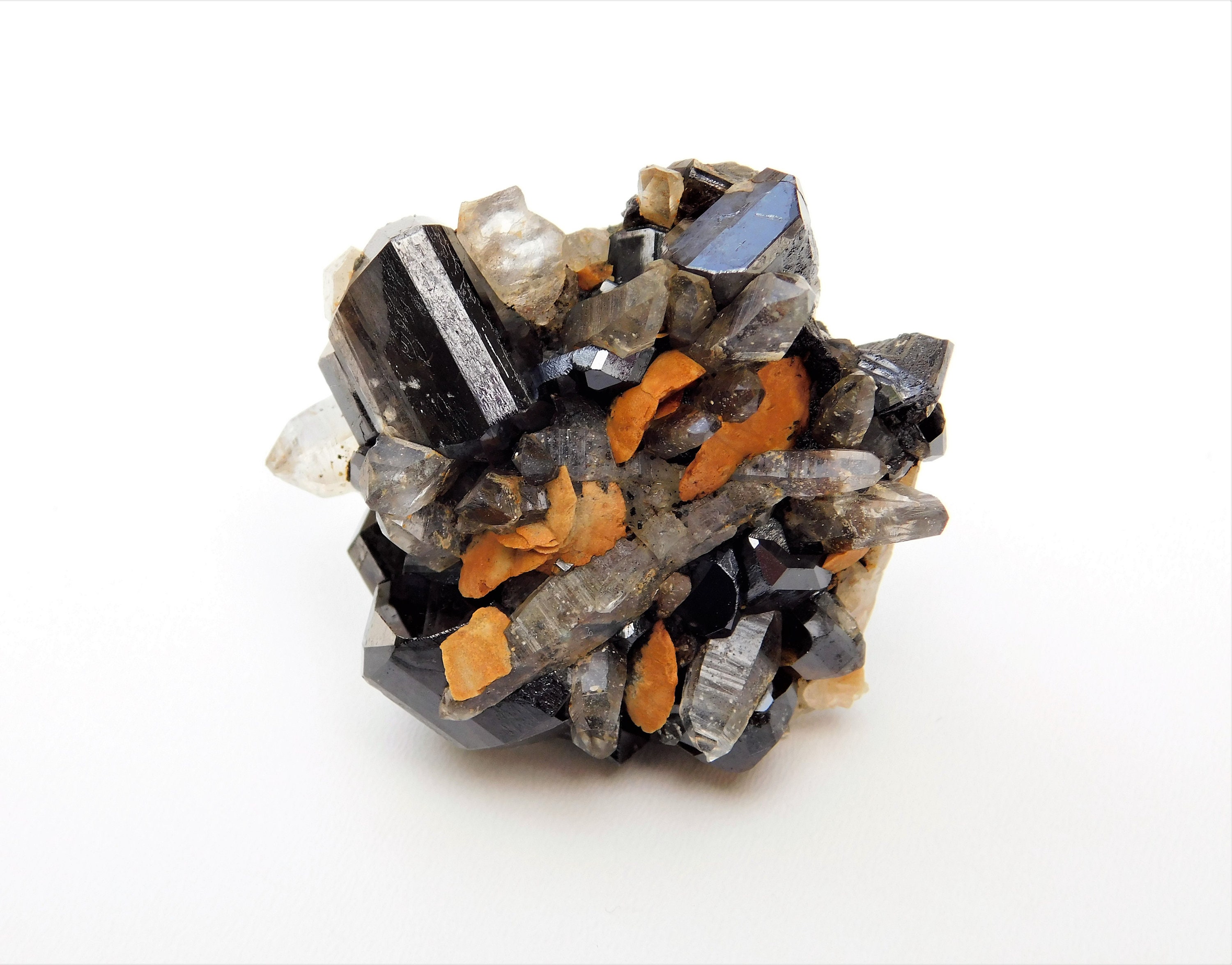 Cassitérite Sidérite Quartz Bolivie 4.3 X 4 1.4