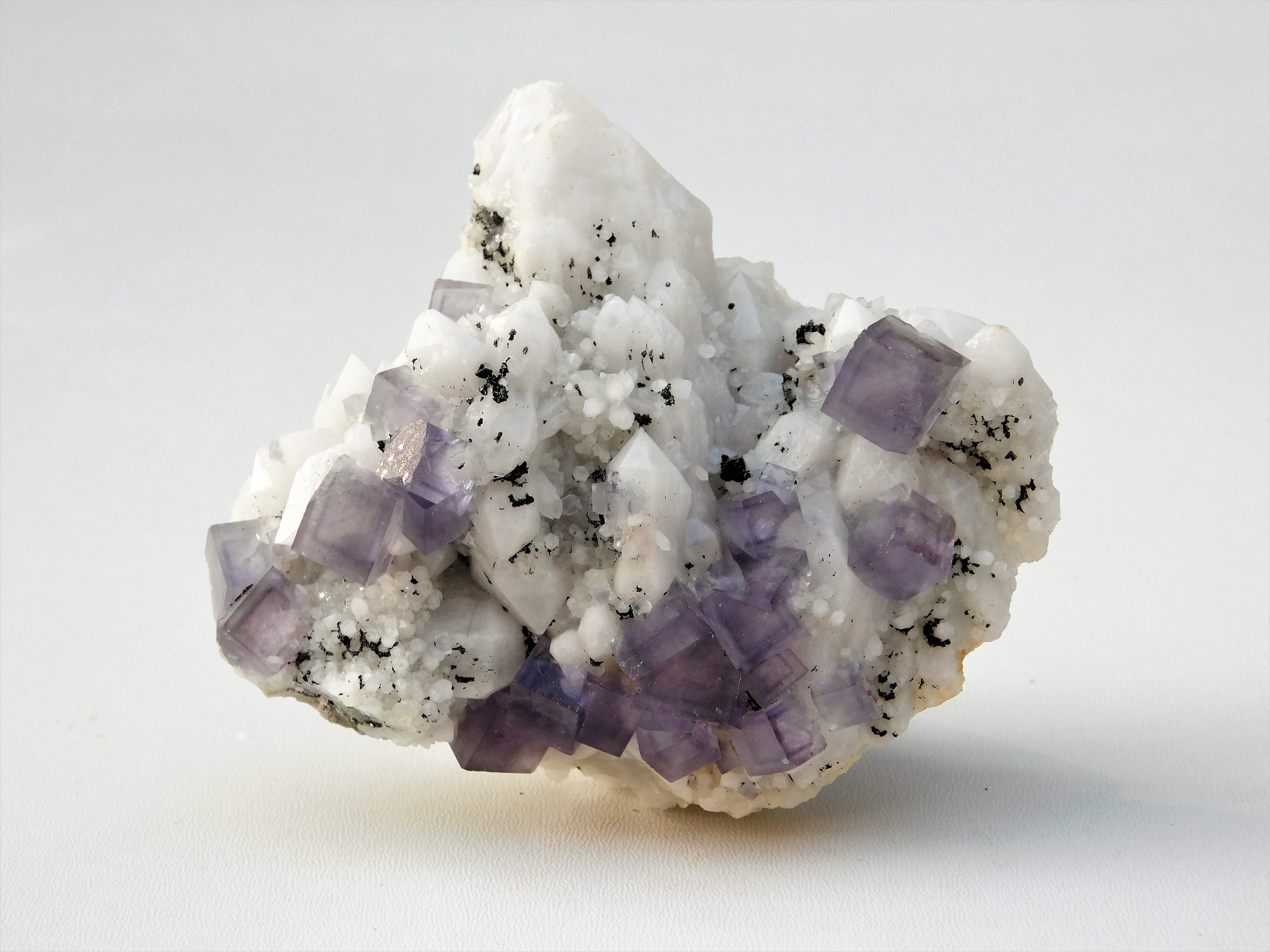 Fluorine et Quartz Chine 6.8 X 6 3.6