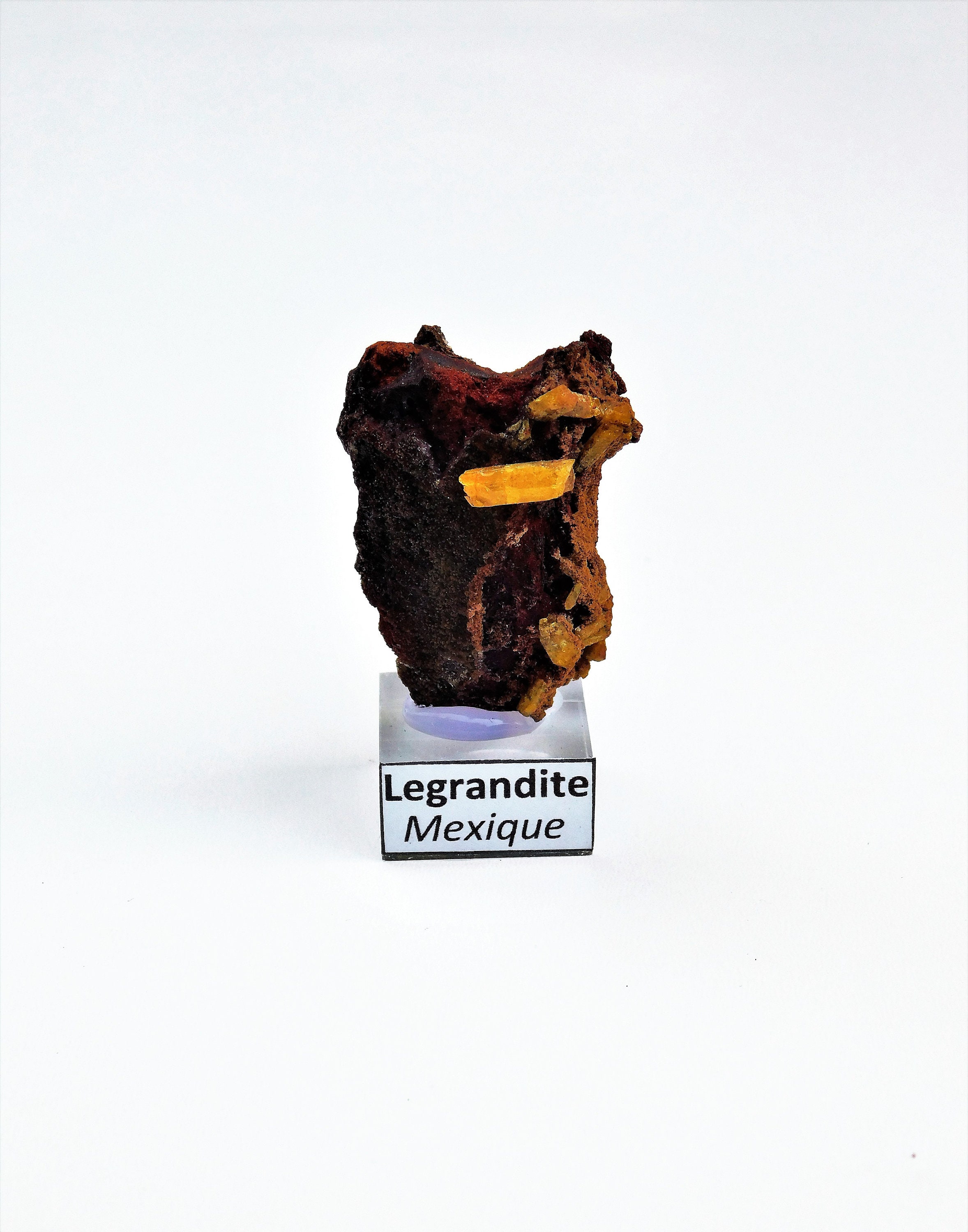 Legrandite/Limonite 4 X 2.5 1.5 Mexique