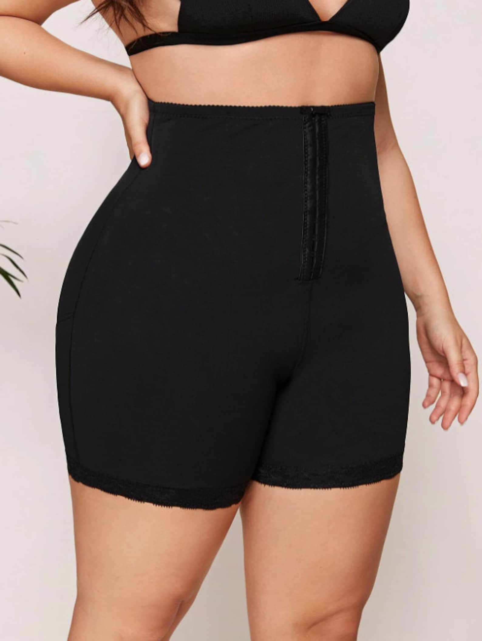 Plus size Lace Trim Shapewear Shorts Shapewear for Women Body Etsy