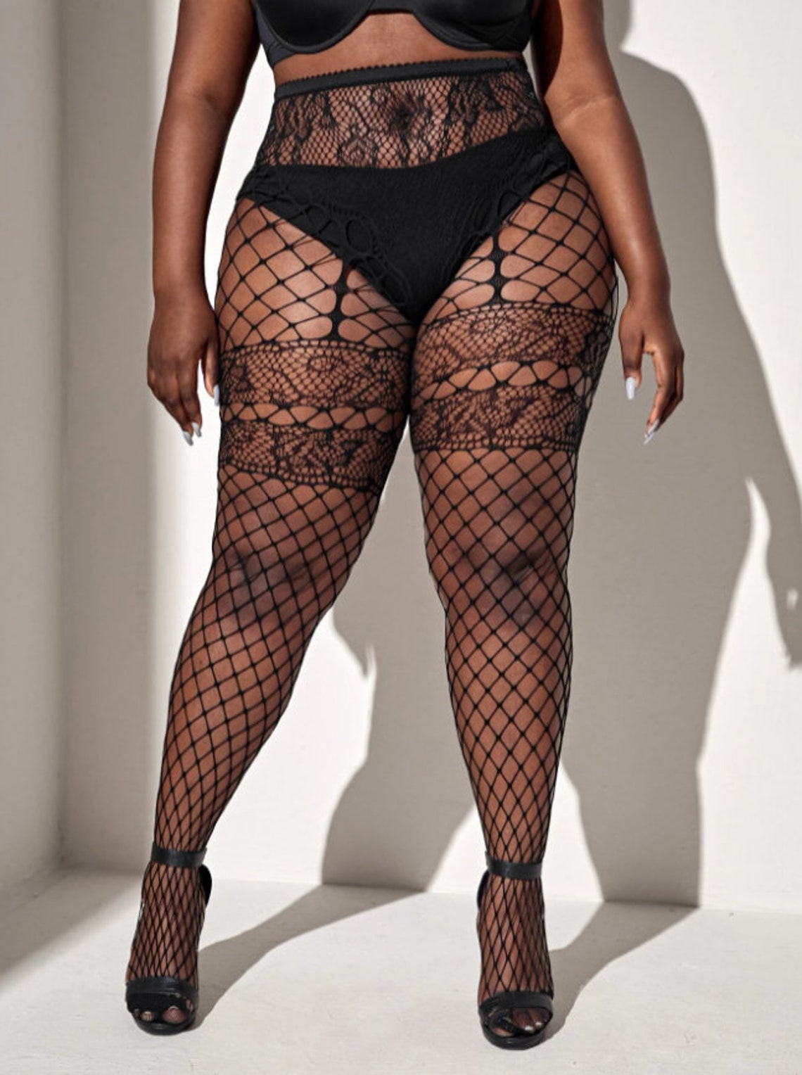 Plus size Cutout Tights. Etsy