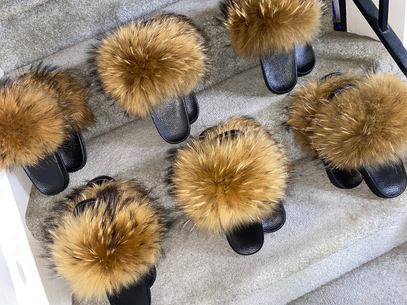 Furry Slides Comfy & Fluffy Etsy
