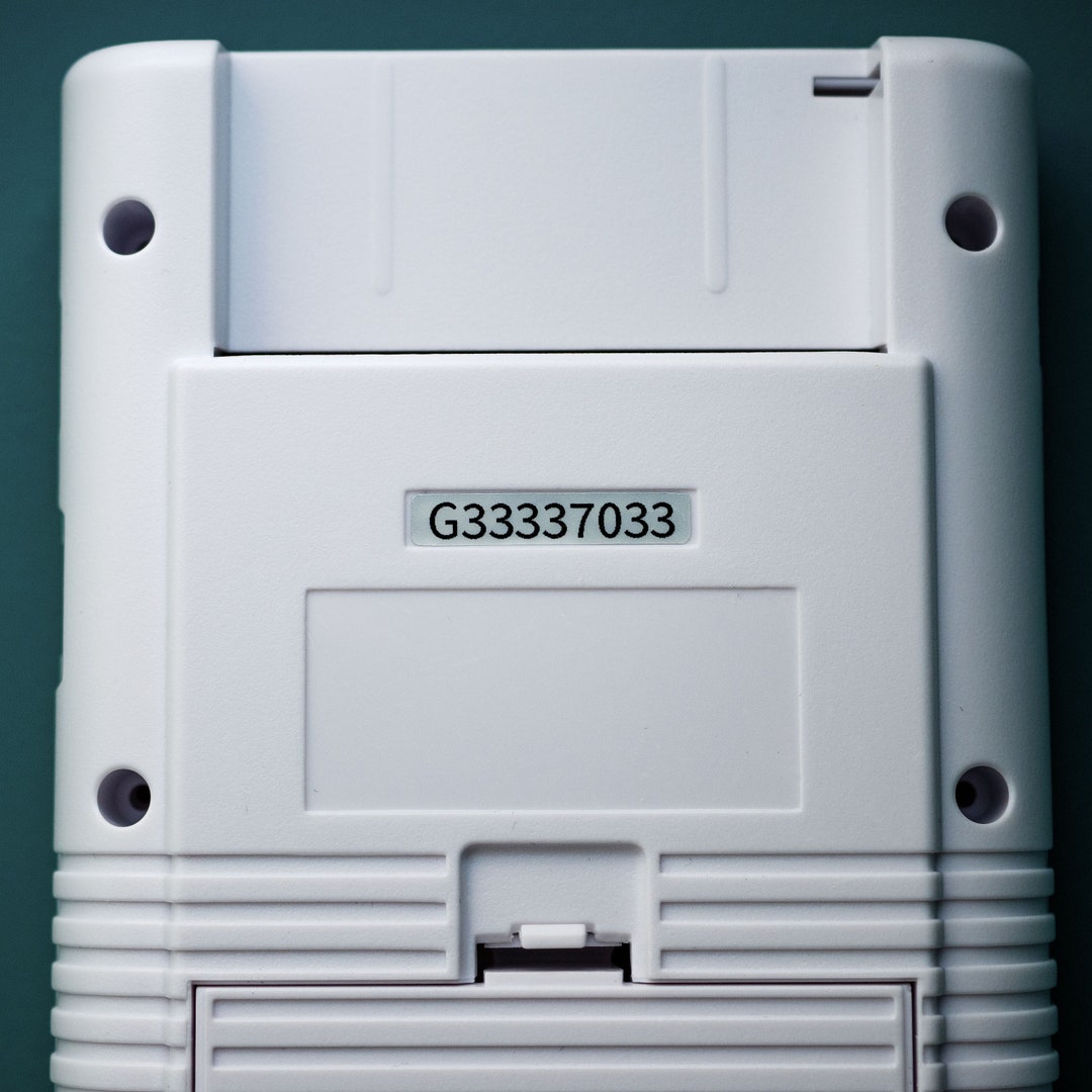 Gameboy DMG Serial Number Sticker Etsy