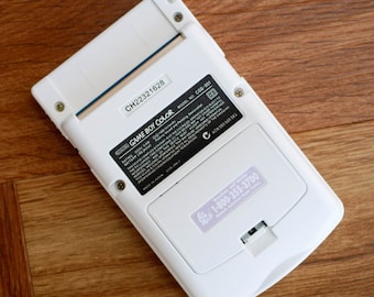 Gameboy Color Serial Number Sticker
