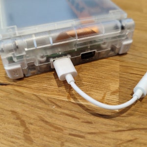 Gameboy Advance SP Usbc AUDIO Type C Mod With 3D Printed GBASP (gba sp)