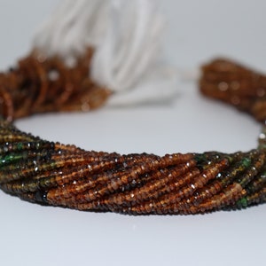 Petro Tourmaline Rondelle faceted beads Petro Tourmaline faceted beads Petro Tourmaline Beads| Tourmaline Beads Petro Beads Tourmaline Bead
