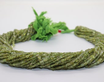 AAA Natural Peridot Plain Square Shape beads | Peridot Smooth Square beads | Peridot Beads | Wholesale Beads | Jewelry Making