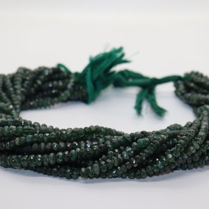 Natural Green Apatite Rondelle Shape Beads Apatite Faceted Beads Green Apatite Beads | Apatite Beads 15 Inches Strand Wholesale Beads