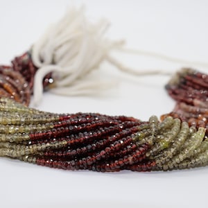 AAA+ Tundru Sapphire Rondelle Faceted Beads ,Tundru Sapphire Faceted Beads ,Tundru Beads ,Sapphire Beads 13 Inches Strand ,3.5mm Wholesale