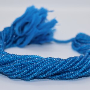 AAA+ London Blue Topaz Crystal Coated Rondelle Faceted Beads | Blue Topaz Rondelle Faceted Beads | Koraliki London Blue Topaz | Koraliki London BT