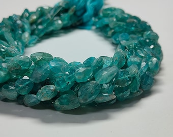 Natural Sky Apatite Faceted Nuggets Beads | Apatite Faceted Beads | Apatite Nuggets Beads | Apatite Beads |