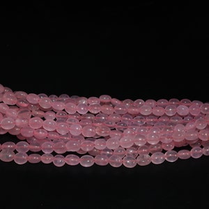 AAA++ Top Quality Morganite Plain Oval beads ,Pink Morganite Smooth beads ,Morganite Beads ,Natural ,Gemstone ,6-7mm