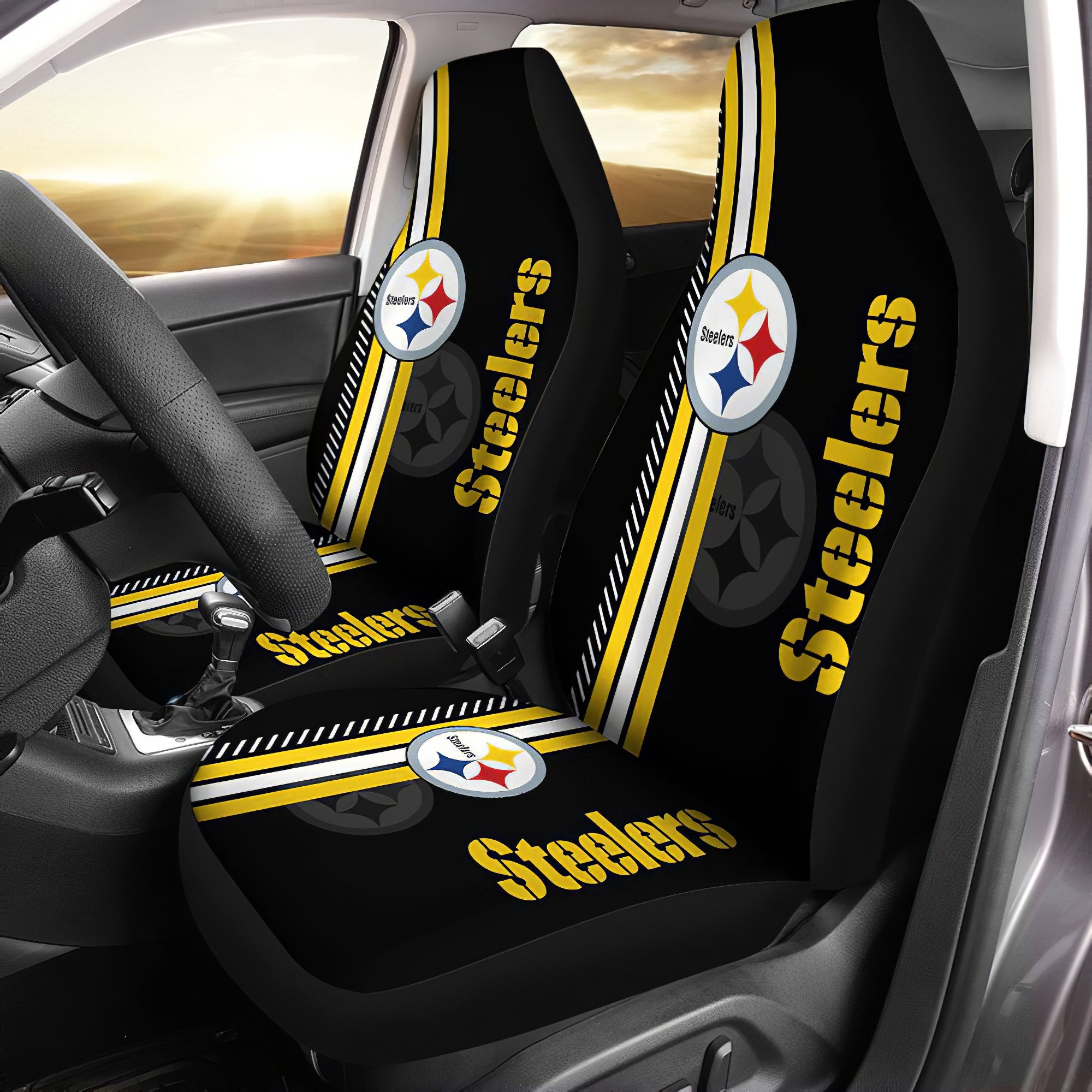 Nfl Pittsburgh Steelers Car Seat Covers Cowboys NFL Football Etsy