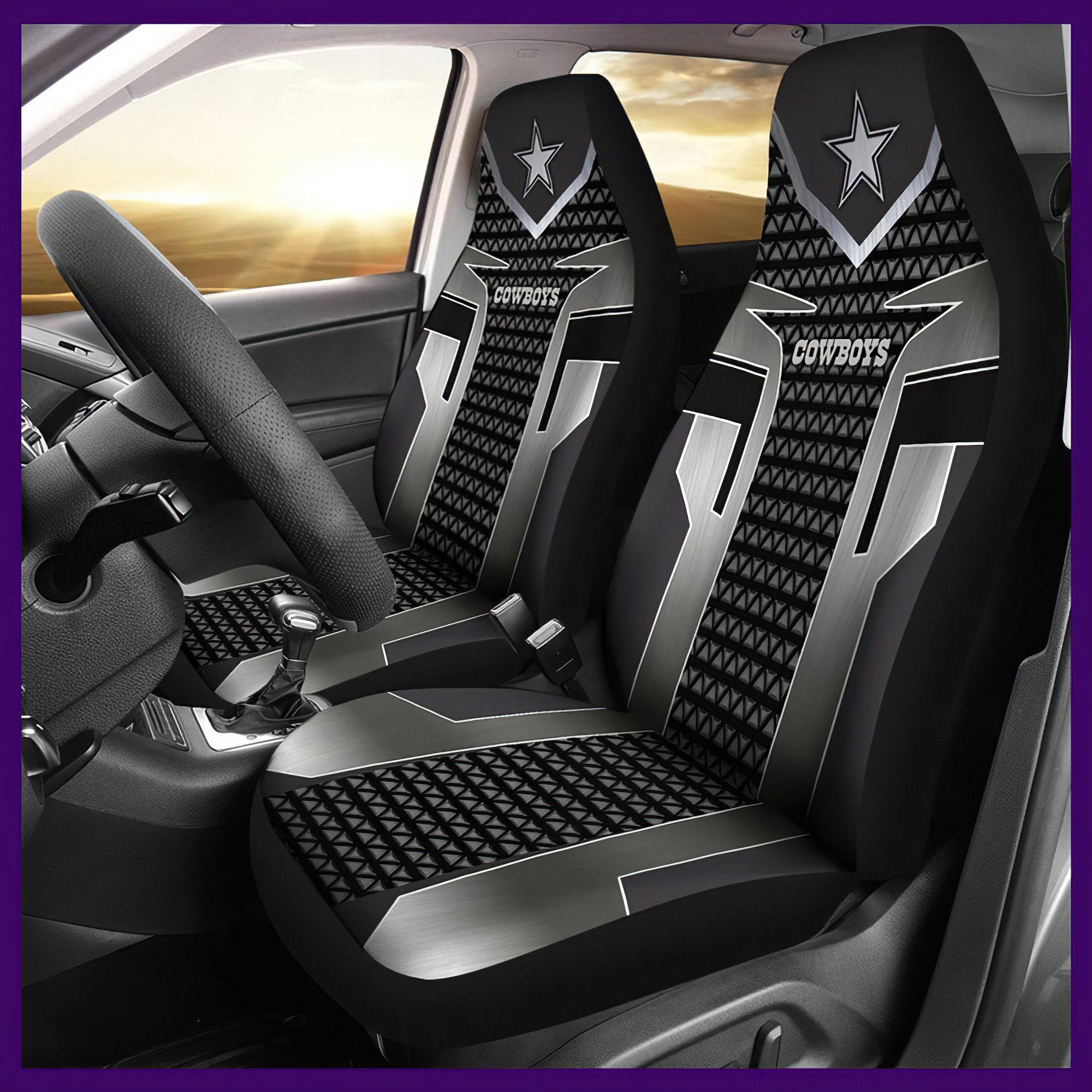 Dallas Cowboys NFL Car Seat Covers Cowboys NFL Football Etsy