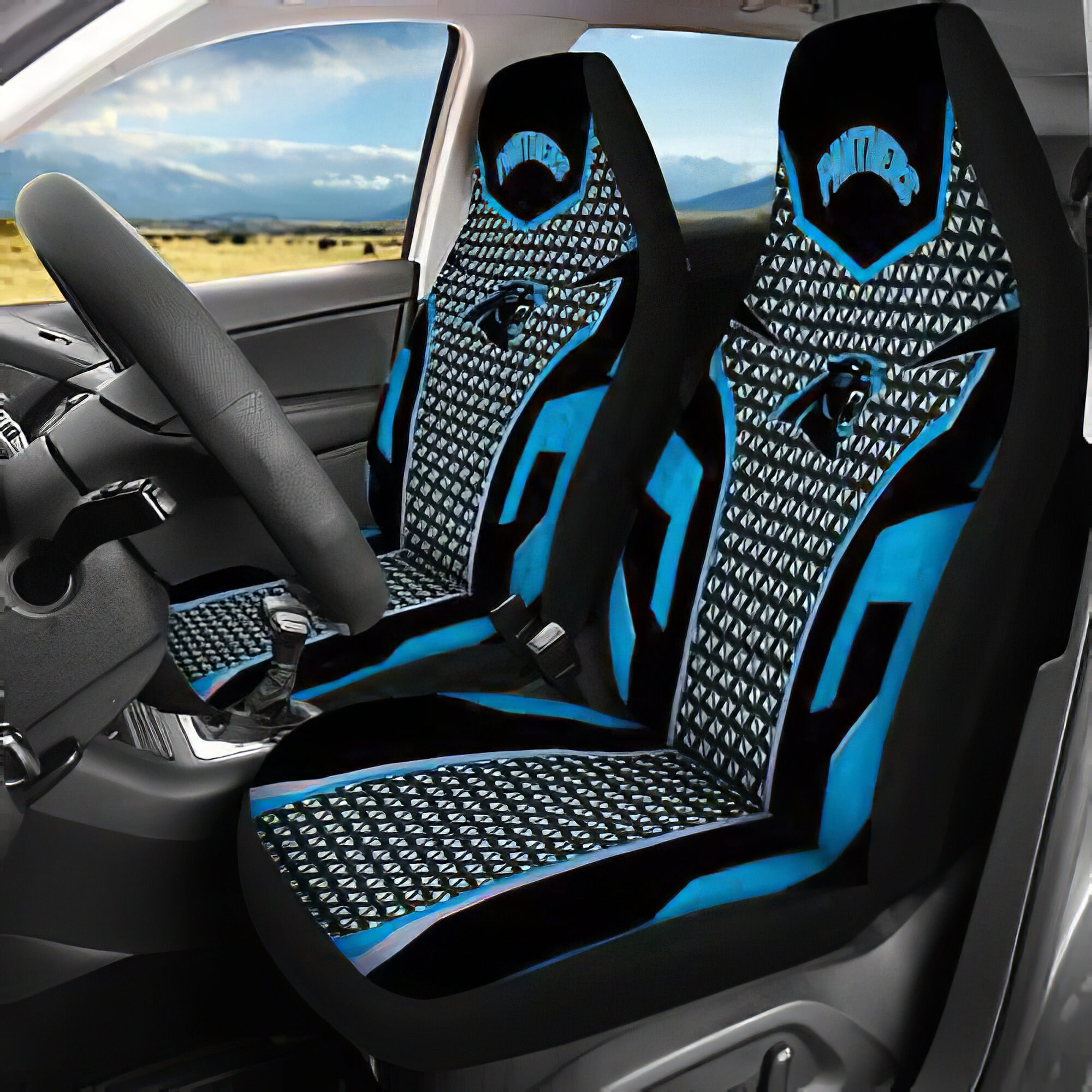 Carolina Panthers NFL Car Seat Covers Cowboys NFL Football Etsy