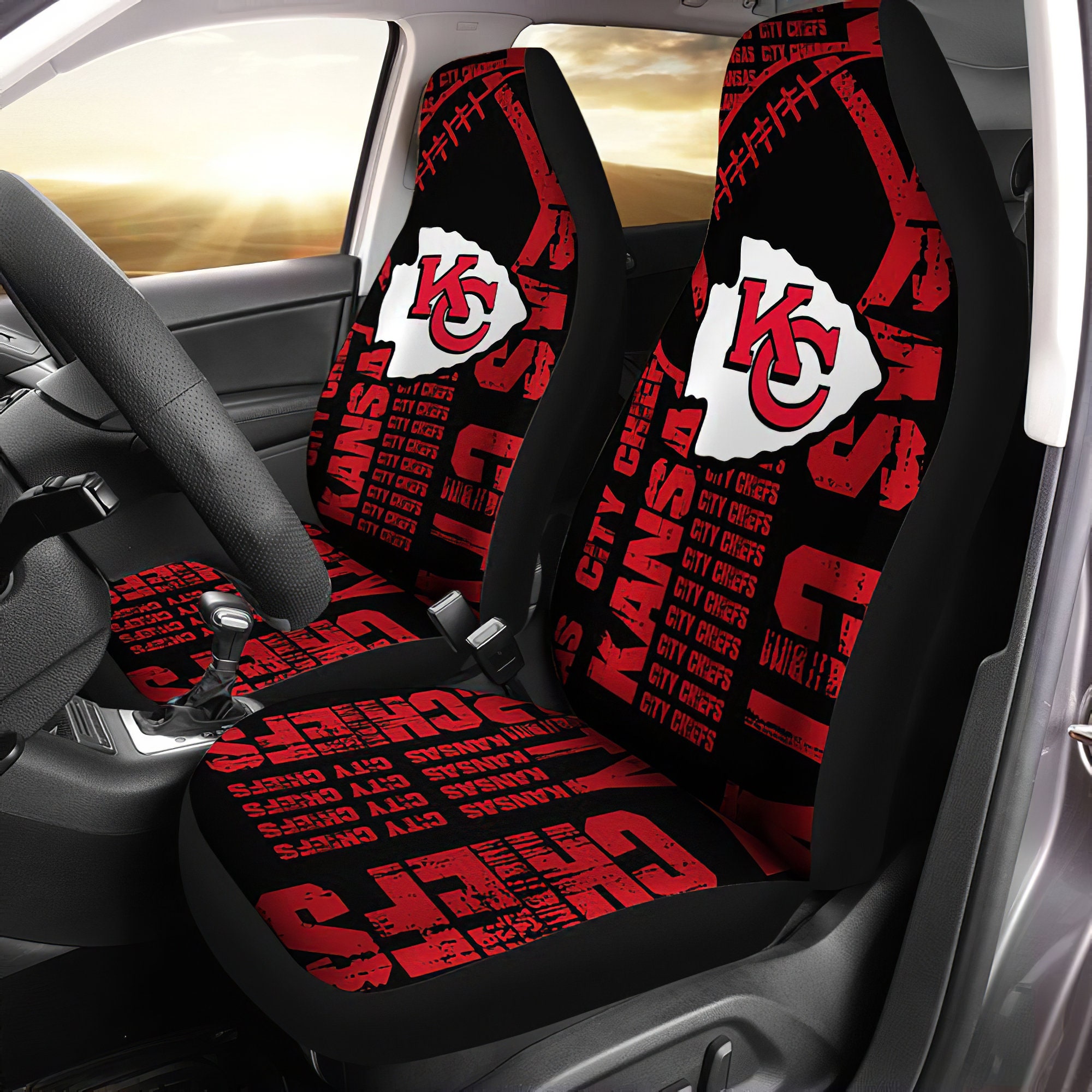 Kansas City Chiefs NFL Car Seat Covers Cowboys NFL Football Etsy