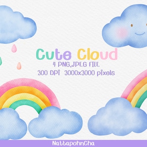 Water colour Clipart, Watercolor Rainbow Clipart, Clip Art, PNG Watercolor Rainbow Clip Art, Hand painted Rainbow ,seamless patterns