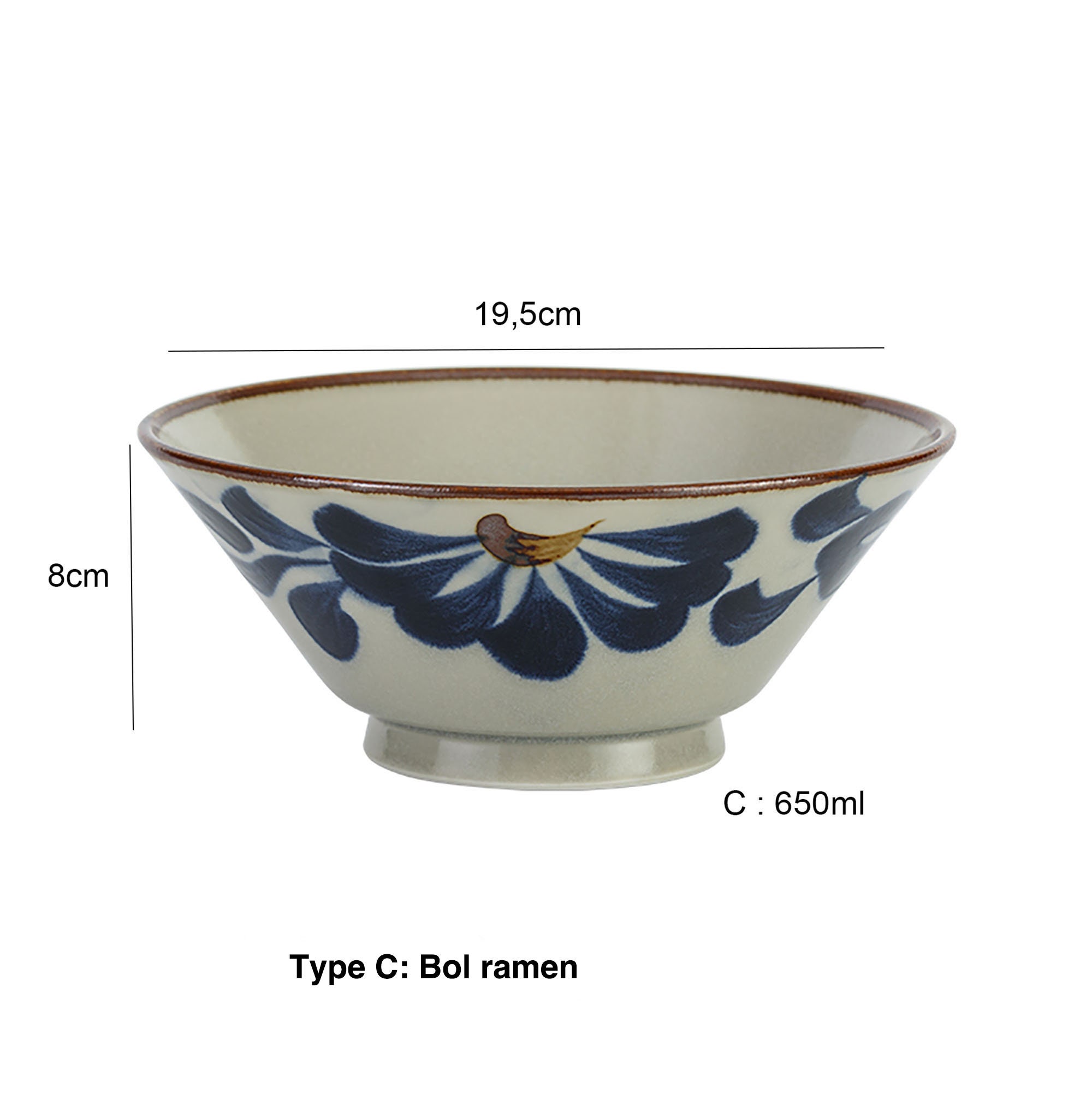 Japanese Porcelain Dinnerware Set With a Traditional Blue Etsy