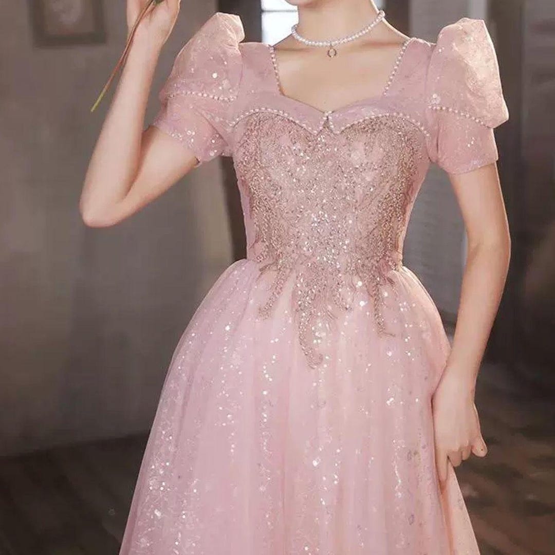 Pink Fashion Party Prom Dresses