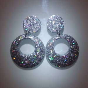 Holografische oorhangers met clip