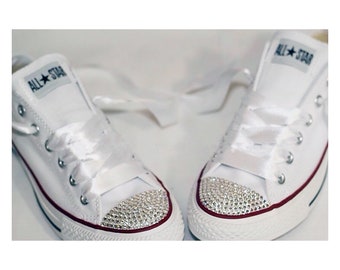 bridal diamante converse shoes