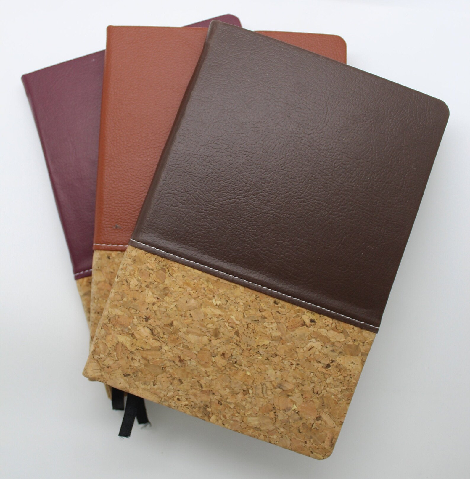 Cork Rexine Notebooks Customozed A5 Eco Friendly Notebooks Etsy